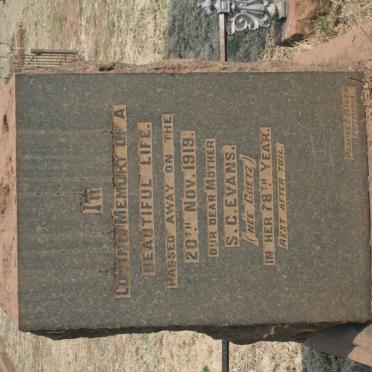 EVANS S.C. nee GOETZ -1919