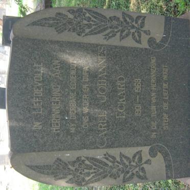 ECKARD Carel Johannes 1901-1968