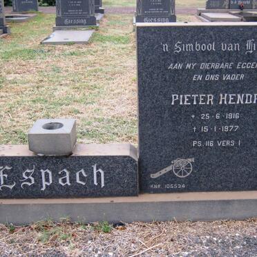 ESPACH Pieter Hendrik 1916-1977
