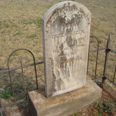 ESTERHUIZEN Maria nee WEYERS 1891-1916