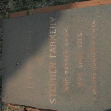 FARMERY Stephen -1915