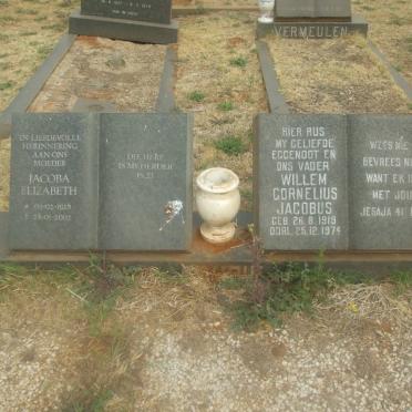 FOURIE Willem Cornelius Jacobus 1919-1974 &amp; Jacoba Elizabeth 1928-2002
