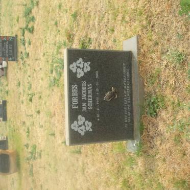 FORBES Jan Jacobus Sherman 1955-2000