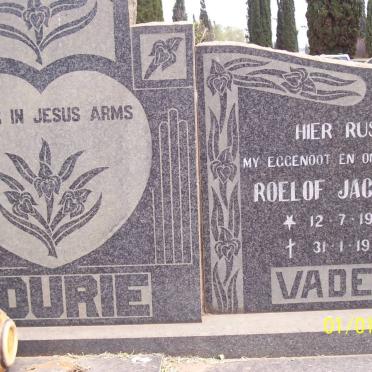 FOURIE Roelof Jacobus 1925-1974 :: FOURIE Dawid W.J. 1959-1983