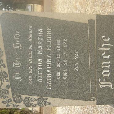 FOUCHE Aletha Martha Catharina 1898-1972