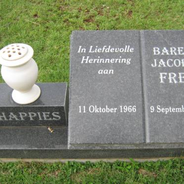 FREY Barend Jacobus 1966-2007
