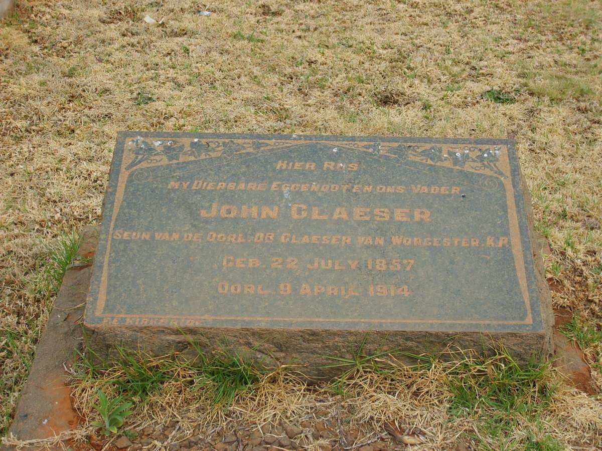 GLAESER John 1857-1914