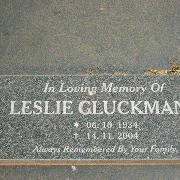 GLUCKMAN Joey nee VAN ZYL -1965 :: GLUCKMAN Leslie 1934-2004