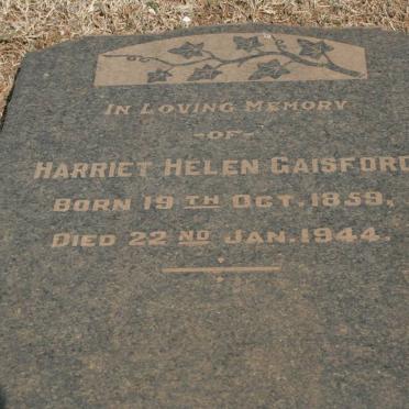 GAISFORD Harriet Helen 1859-1944