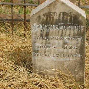 GELDENHUIS J.M.G. nee ROSSOUW 1828-1913