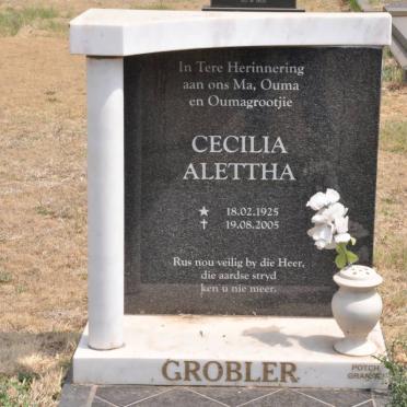 GROBLER Cecilia Alettha 1925-2005