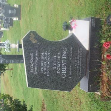 GREYLING Judith Dorothea 1926-2004