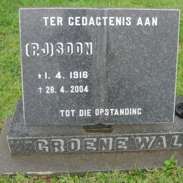 GROENEWALD P.J. 1916-2004