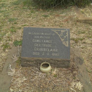 GROBBELAAR Constance Gertrude -1985