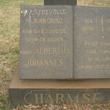 HARMSE Albertus Johannes 1931-1959