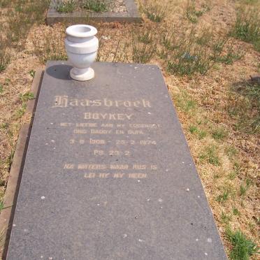 HAASBROEK Boykey 1908-1974