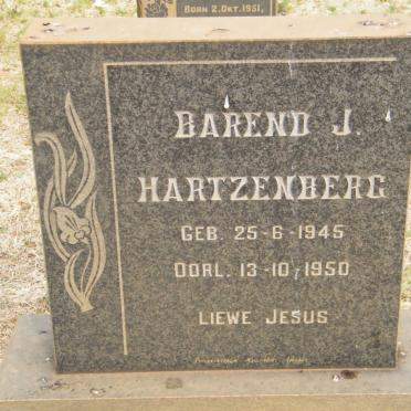 HARTZENBERG Barend J. 1945-1950