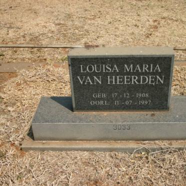 HEERDEN Louisa Maria, van 1908-1997
