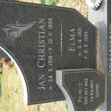 HENNING Jan Christian 1918-1999 &amp; Elma 1921-1999
