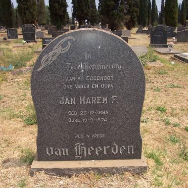 HEERDEN Jan Harem F., van 1895-1974