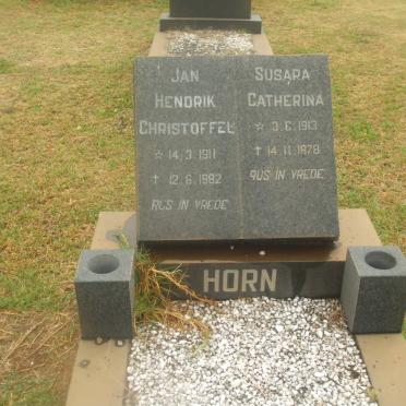 HORN Hendrik Christoffel 1911-1992 &amp; Susara Catherina 1913-1978