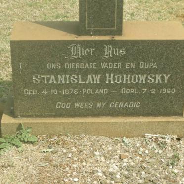 HOHOWSKY Stanislaw 1875-1960