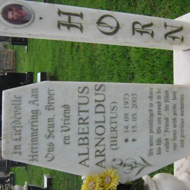 HORN Albertus Arnoldus 1973-2003