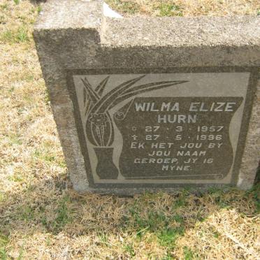HURN Wilma Elize 1957-1996