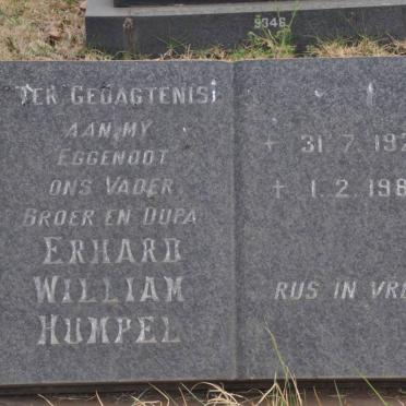 HUMPEL Erhard William 1929-1982