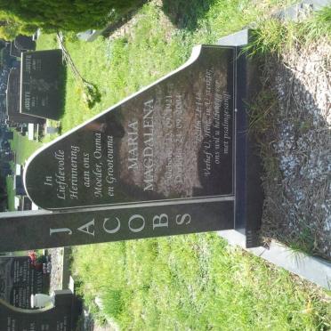 JACOBS Maria Magdalena 1921-2004