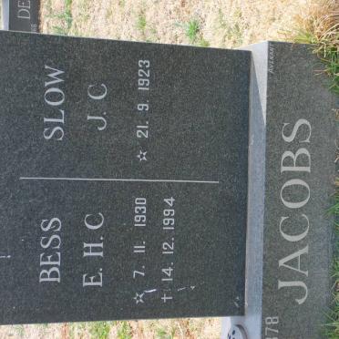 JACOBS J.C. 1923- &amp; E.H.C. 1930-1994