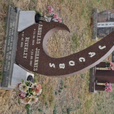 JACOBS Andreas Johannes 1954-1997 &amp; Beverley 1953-