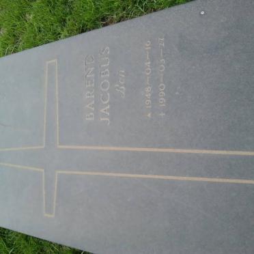 JAARSVELD Barend Jacobus, van 1948-1990