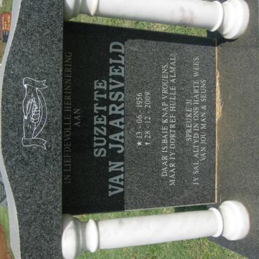 JAARSVELD Suzette, van 1956-2009