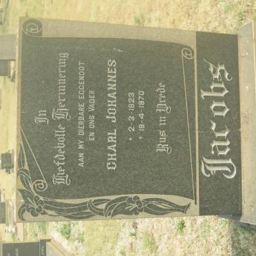 JACOBS Charl Johannes 1923-1970