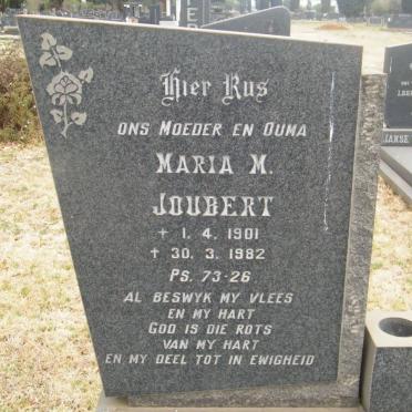 JOUBERT Maria M. 1901-1982
