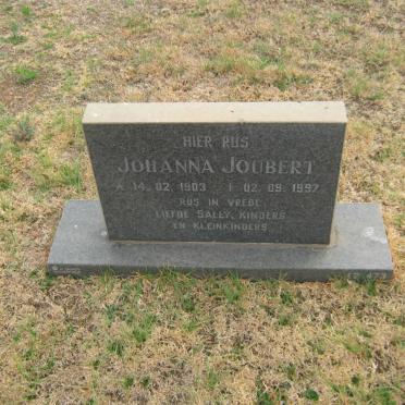 JOUBERT Johanna 1903-1997