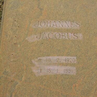 JORDAAN Johannes Jacobus 1920-1991