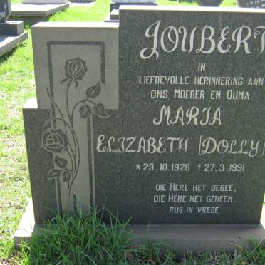 JOUBERT Maria Elizabeth 1928-1991