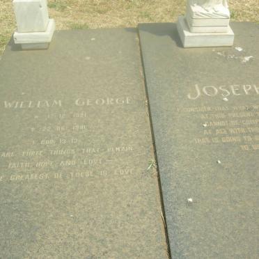 JOSEPH William George 1921-1991 &amp; Babs 1927-1986