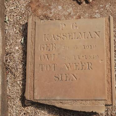 KASSELMAN P.G. 1919-1930
