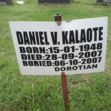 KALAOTE Daniel V. 1948-2007