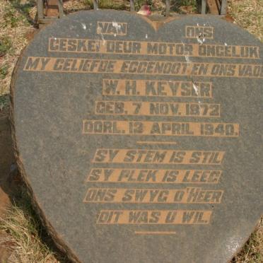 KEYSER W.H. 1972-1940