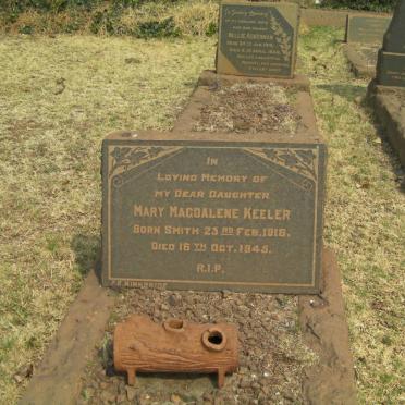 KEELER Mary Magdalene 1918-1945