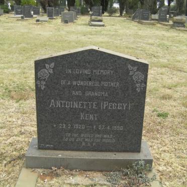 KENT Antoinette 1920-1990