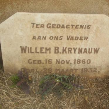 KRYNAUW Willem B. 1860-1932