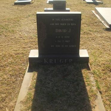KRUGER David J. 1920-1987
