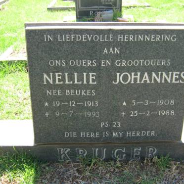 KRUGER Johannes 1908-1988 &amp; Nellie BEUKES 1913-1993