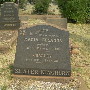 KINGHORN Charley, Slater 1880-1968 &amp; Maria Susanna MURRAY 1888-1943