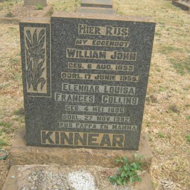 KINNEAR William John 1893-1955 &amp; Elenoar Louisa Frances Collins 1896-1982